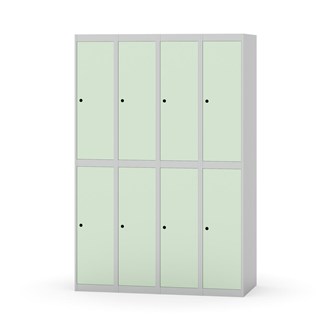 Novis garderobeskab lige topplade 2:4 B120 cm