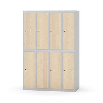 Novis garderobeskab lige topplade 2:4 B120 cm