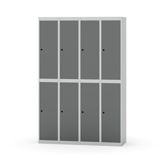 Novis garderobeskab lige topplade 2:4 B120 cm