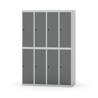 Novis garderobeskab lige topplade 2:4 B120 cm
