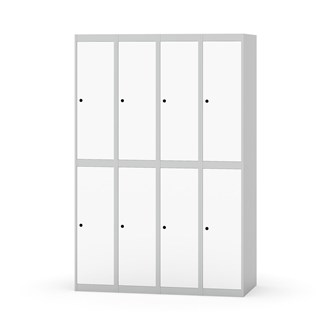 Novis garderobeskab lige topplade 2:4 B120 cm