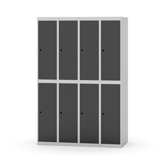 Novis garderobeskab lige topplade 2:4 B120 cm