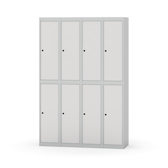 Novis garderobeskab lige topplade 2:4 B120 cm