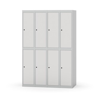 Novis garderobeskab lige topplade 2:4 B120 cm