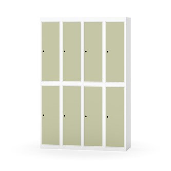 Novis garderobeskab lige topplade 2:4 B120 cm