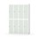 Novis garderobeskab lige topplade 2:4 B120 cm