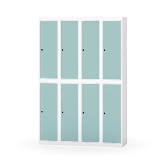 Novis garderobeskab lige topplade 2:4 B120 cm