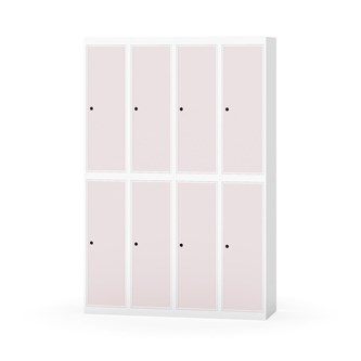 Novis garderobeskab lige topplade 2:4 B120 cm