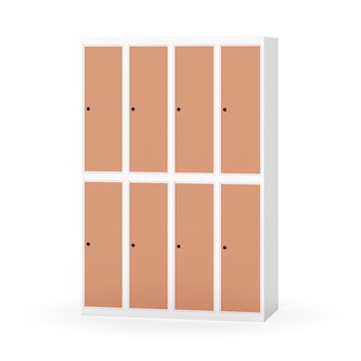Novis garderobeskab lige topplade 2:4 B120 cm