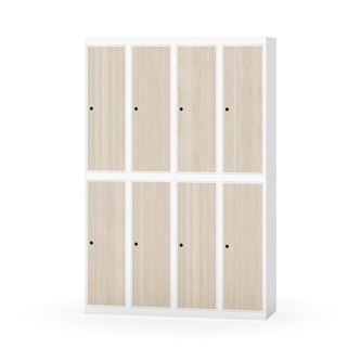 Novis garderobeskab lige topplade 2:4 B120 cm