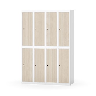 Novis garderobeskab lige topplade 2:4 B120 cm