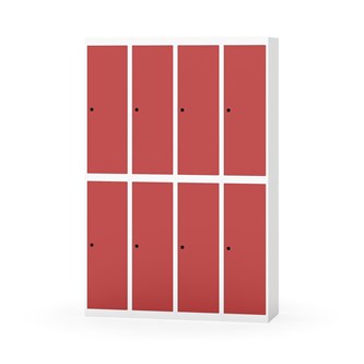 Novis garderobeskab lige topplade 2:4 B120 cm