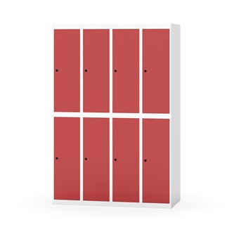 Novis garderobeskab lige topplade 2:4 B120 cm