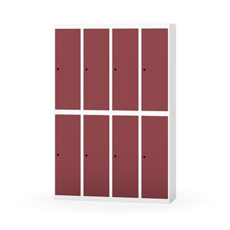 Novis garderobeskab lige topplade 2:4 B120 cm