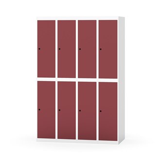 Novis garderobeskab lige topplade 2:4 B120 cm
