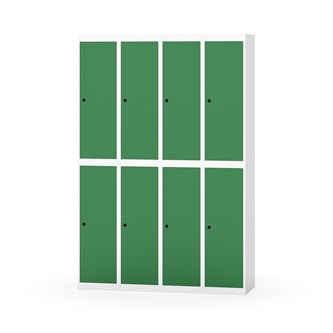 Novis garderobeskab lige topplade 2:4 B120 cm