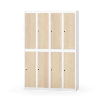 Novis garderobeskab lige topplade 2:4 B120 cm