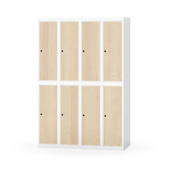 Novis garderobeskab lige topplade 2:4 B120 cm