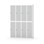 Novis garderobeskab lige topplade 2:4 B120 cm