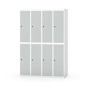 Novis garderobeskab lige topplade 2:4 B120 cm
