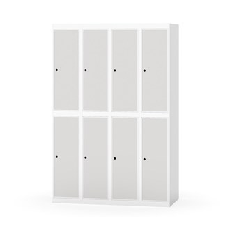 Novis garderobeskab lige topplade 2:4 B120 cm