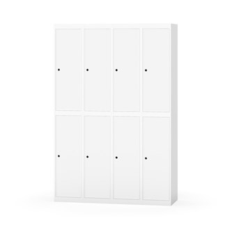 Novis garderobeskab lige topplade 2:4 B120 cm