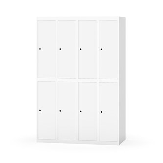 Novis garderobeskab lige topplade 2:4 B120 cm
