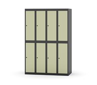 Novis garderobeskab lige topplade 2:4 B120 cm