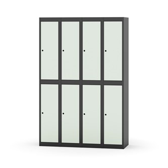 Novis garderobeskab lige topplade 2:4 B120 cm