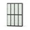 Novis garderobeskab lige topplade 2:4 B120 cm