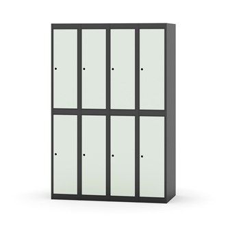 Novis garderobeskab lige topplade 2:4 B120 cm