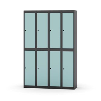 Novis garderobeskab lige topplade 2:4 B120 cm