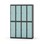 Novis garderobeskab lige topplade 2:4 B120 cm
