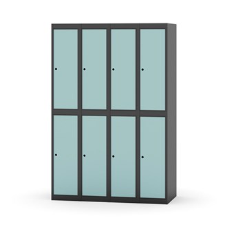 Novis garderobeskab lige topplade 2:4 B120 cm