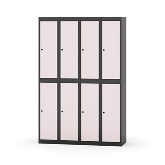 Novis garderobeskab lige topplade 2:4 B120 cm