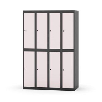 Novis garderobeskab lige topplade 2:4 B120 cm