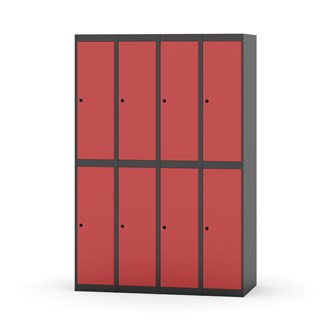 Novis garderobeskab lige topplade 2:4 B120 cm