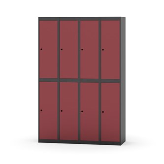 Novis garderobeskab lige topplade 2:4 B120 cm