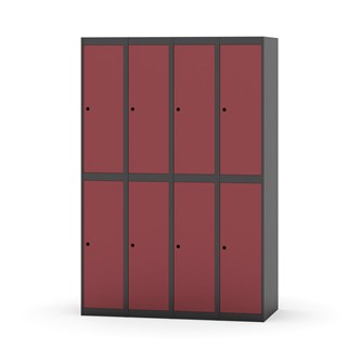 Novis garderobeskab lige topplade 2:4 B120 cm