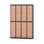 Novis garderobeskab lige topplade 2:4 B120 cm