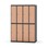 Novis garderobeskab lige topplade 2:4 B120 cm