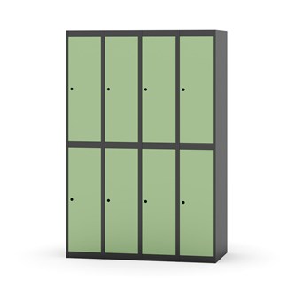 Novis garderobeskab lige topplade 2:4 B120 cm