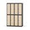 Novis garderobeskab lige topplade 2:4 B120 cm