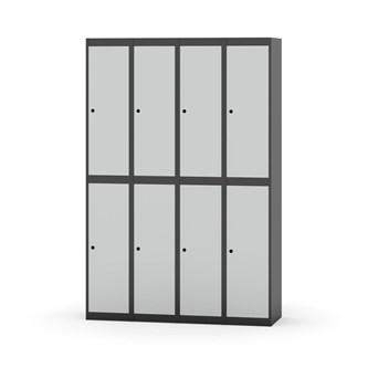 Novis garderobeskab lige topplade 2:4 B120 cm