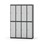 Novis garderobeskab lige topplade 2:4 B120 cm