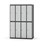 Novis garderobeskab lige topplade 2:4 B120 cm