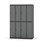 Novis garderobeskab lige topplade 2:4 B120 cm