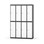 Novis garderobeskab lige topplade 2:4 B120 cm