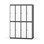 Novis garderobeskab lige topplade 2:4 B120 cm