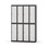 Novis garderobeskab lige topplade 2:4 B120 cm